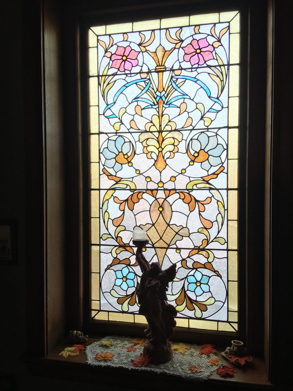 Stained Glass at the Spencer-Silver Mansion